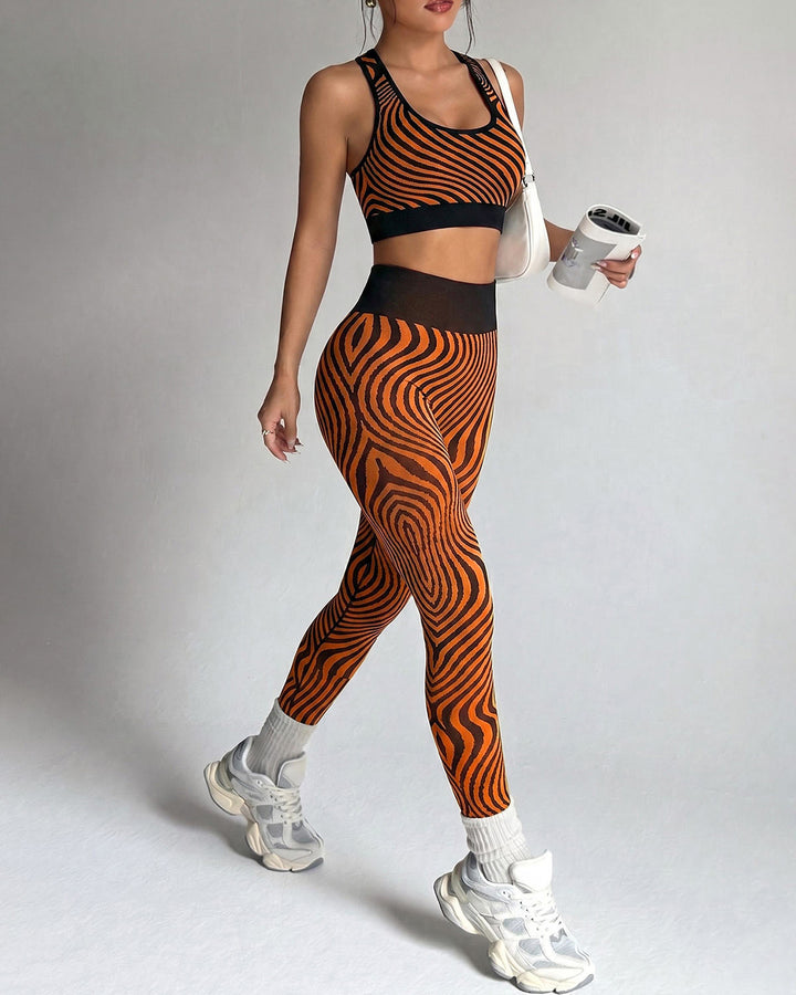 Hera Seamless Leggings - Brown