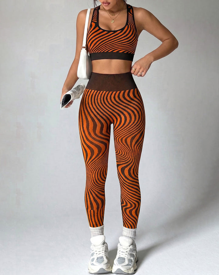 Hera Seamless Leggings - Brown