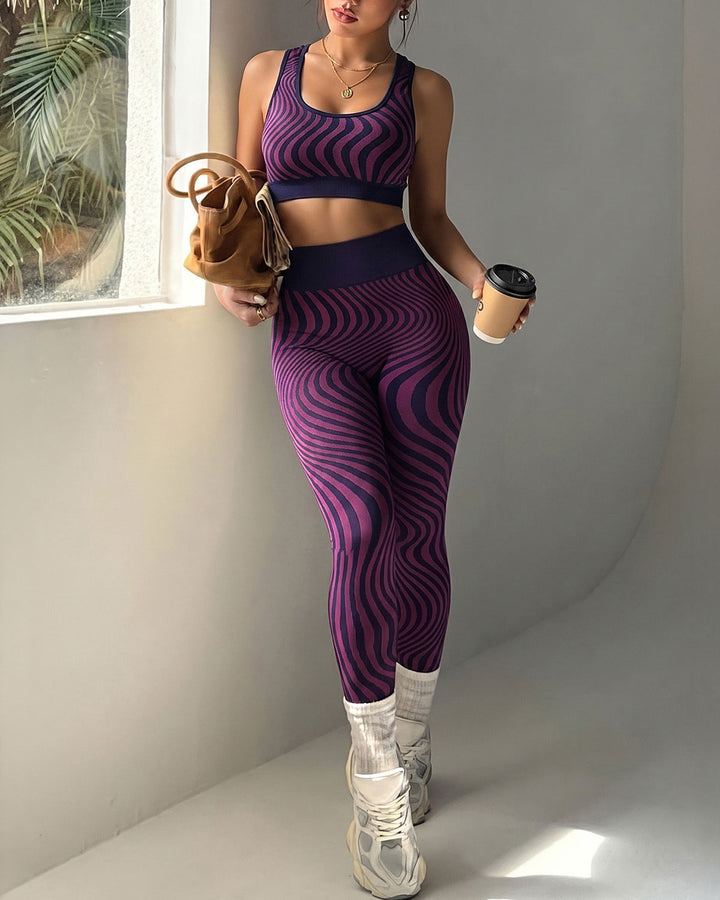 Hera Seamless Leggings - Purple