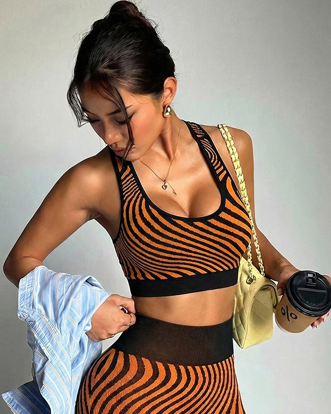 Hera Sports Bra - Brown