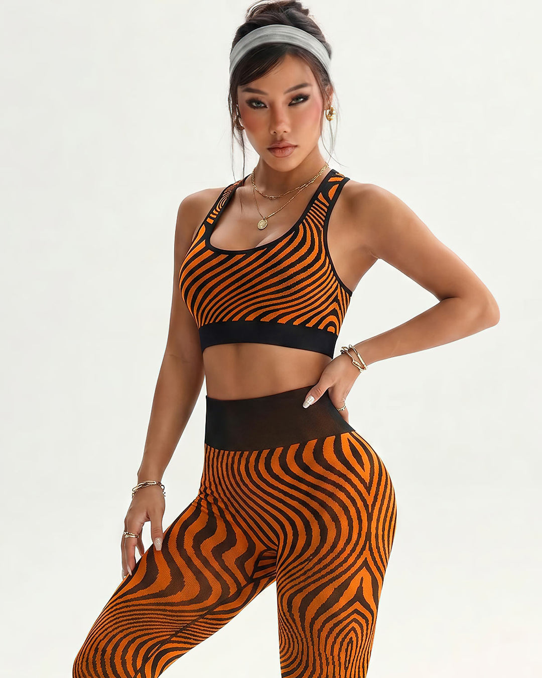 Hera Sports Bra - Brown
