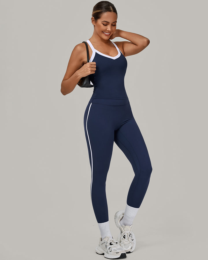 Hermione Seamless Leggings - Blue