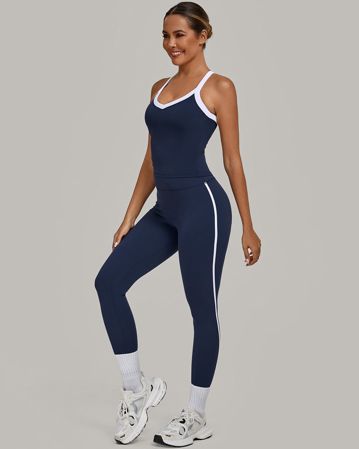 Hermione Seamless Leggings - Blue