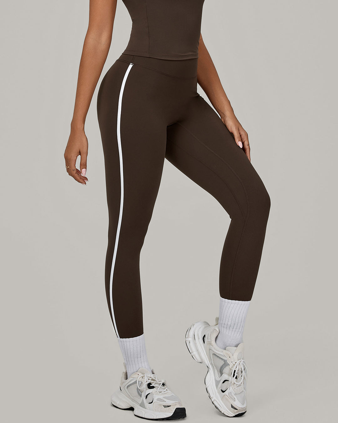 Hermione Seamless Leggings - Brown