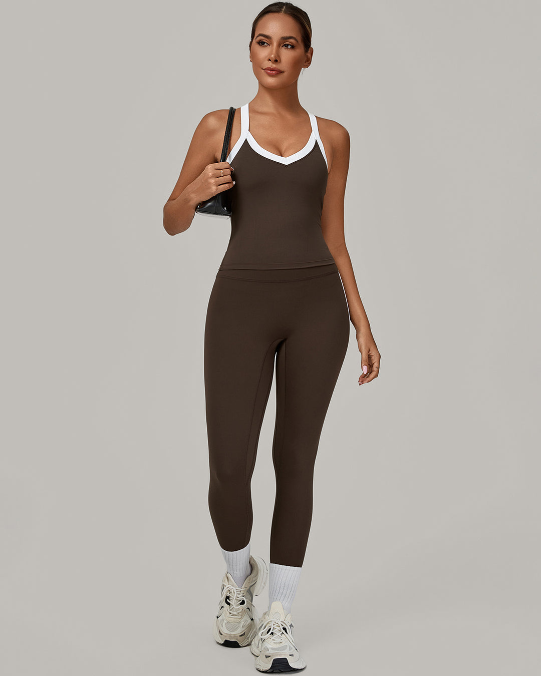 Hermione Seamless Leggings - Brown