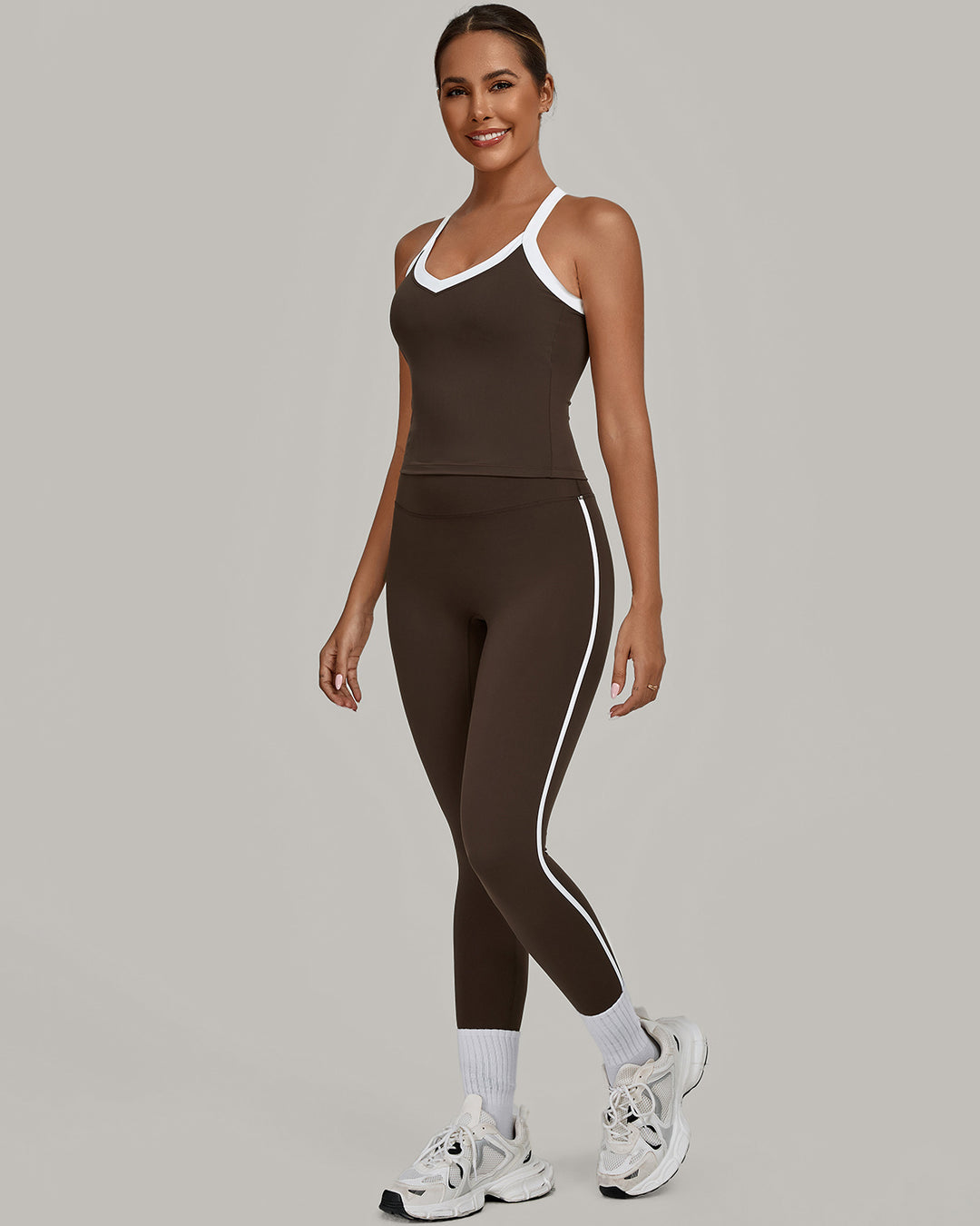 Hermione Seamless Leggings - Brown