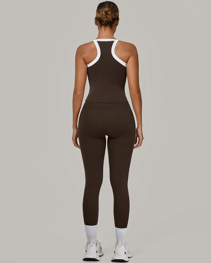 Hermione Seamless Leggings - Brown
