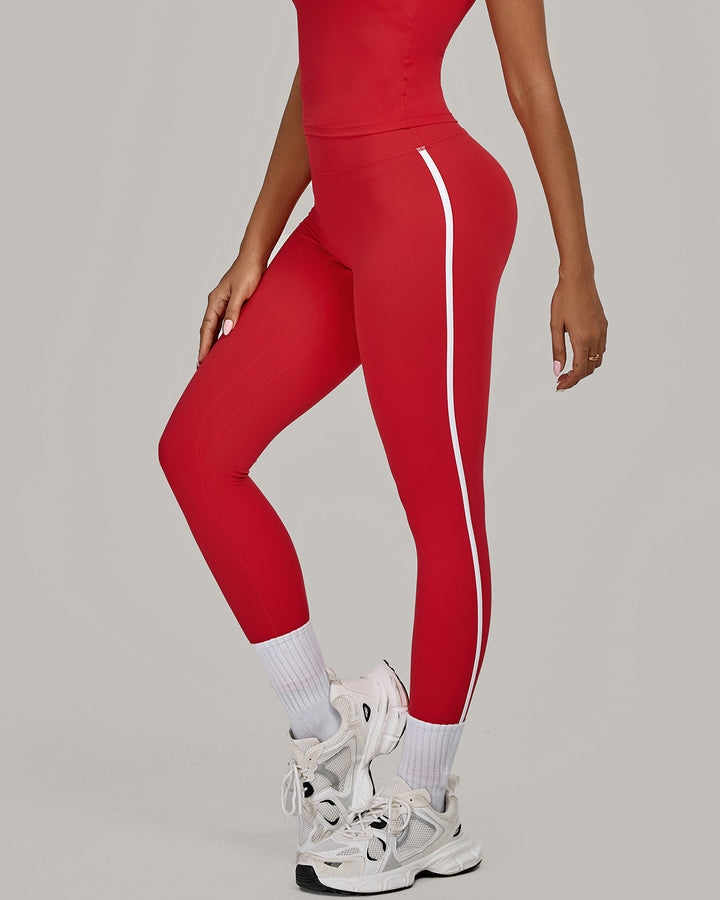 Hermione Seamless Leggings - Red