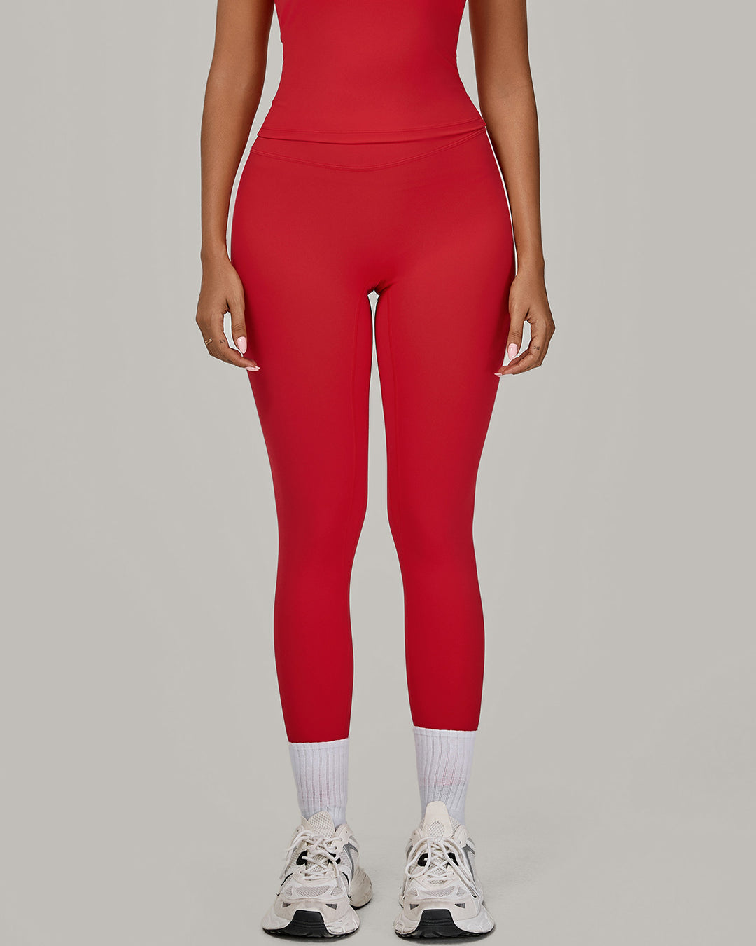Hermione Seamless Leggings - Red