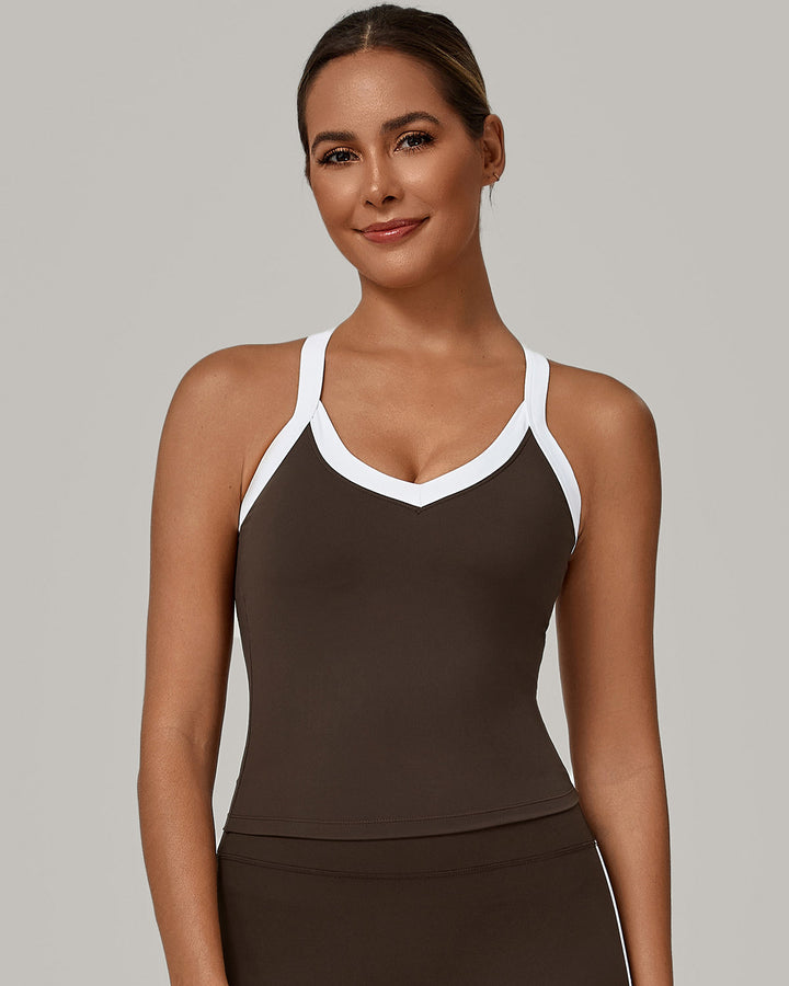 Hermione Sports Bra - Brown