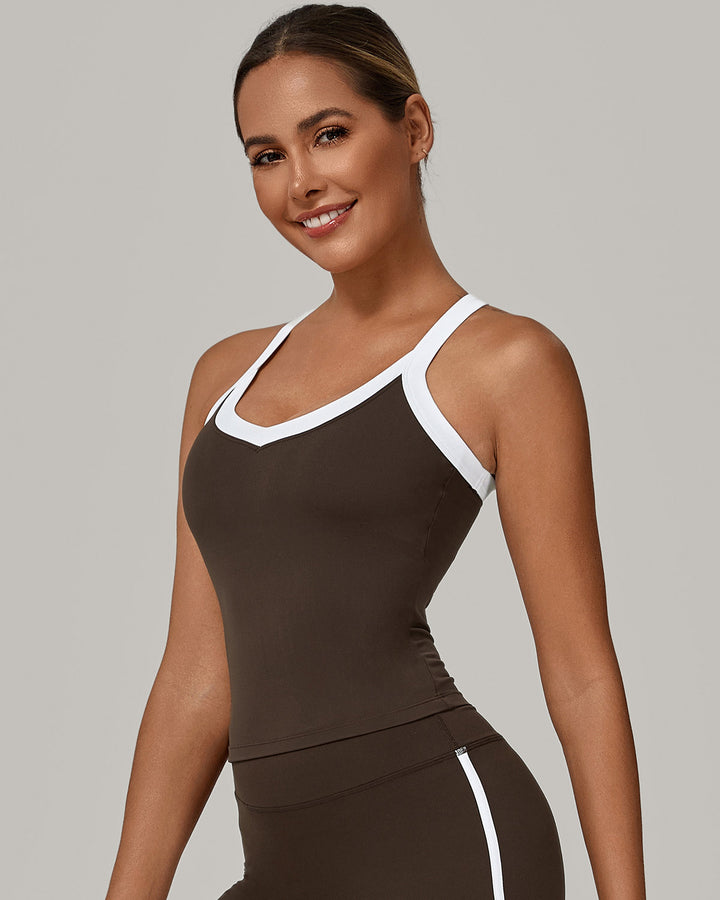 Hermione Sports Bra - Brown