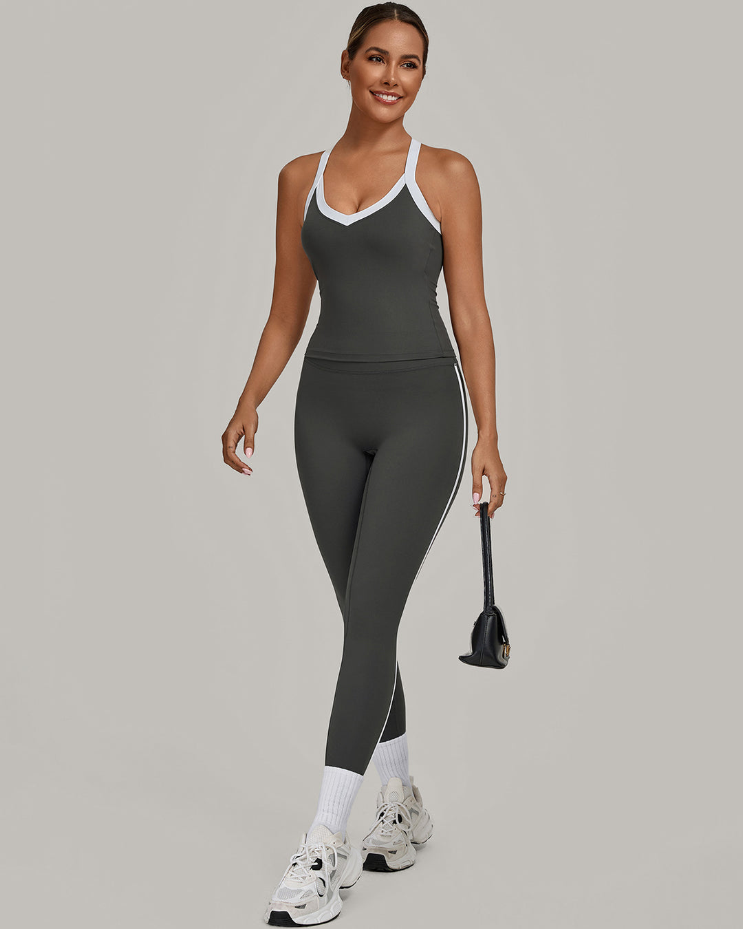 Hermione Sports Bra - Grey