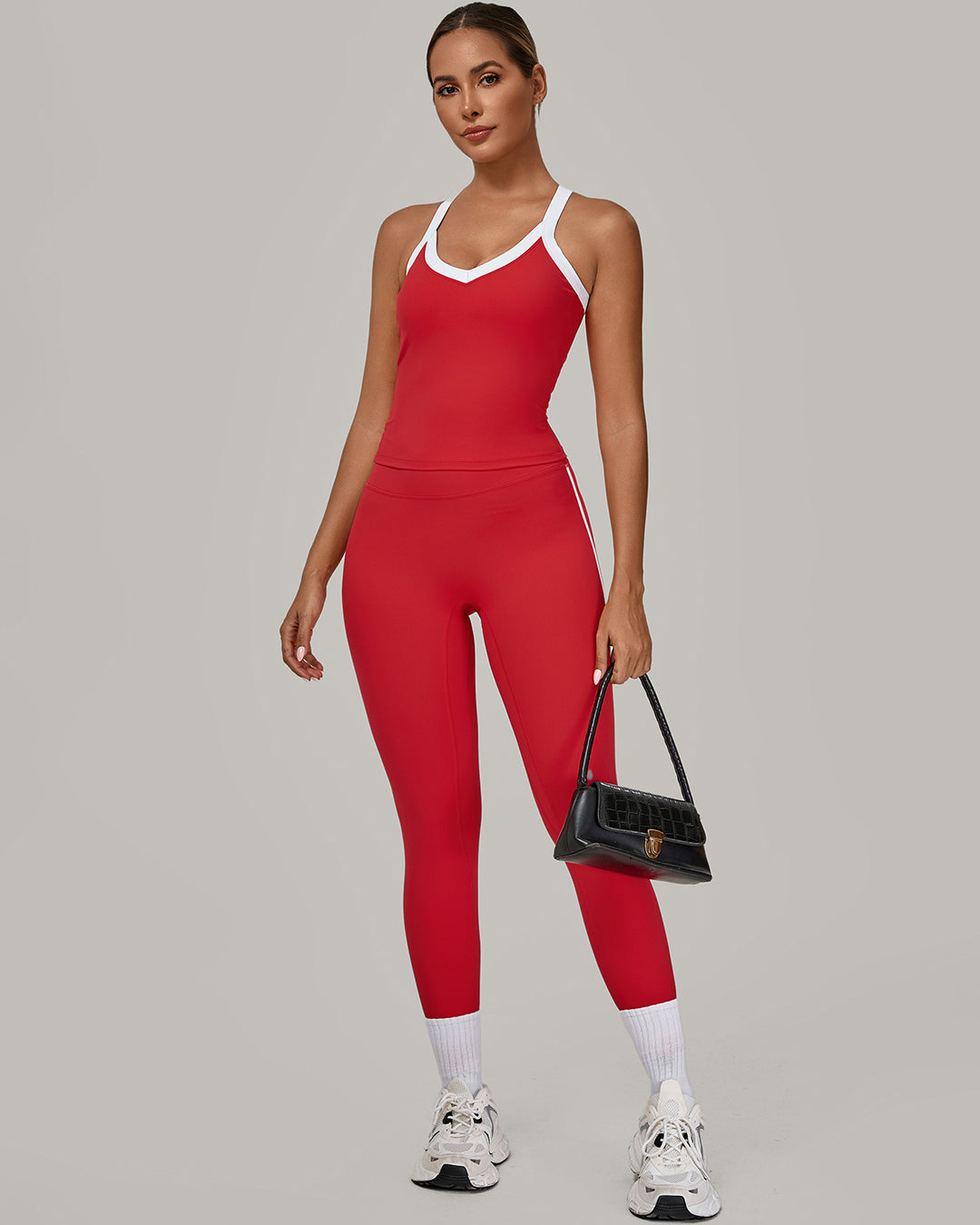 Hermione Sports Bra - Red