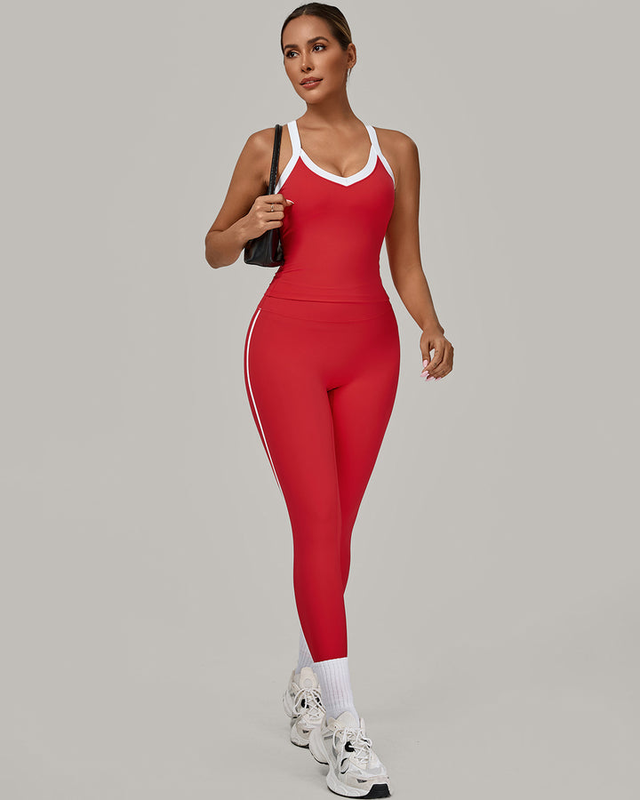 Hermione Sports Bra - Red