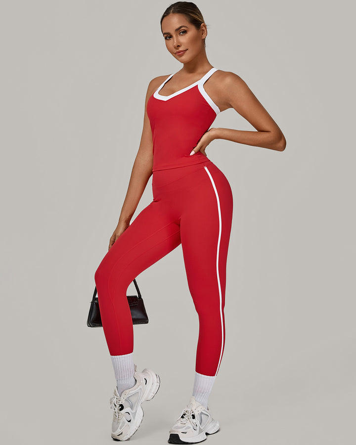 Hermione Sports Bra - Red