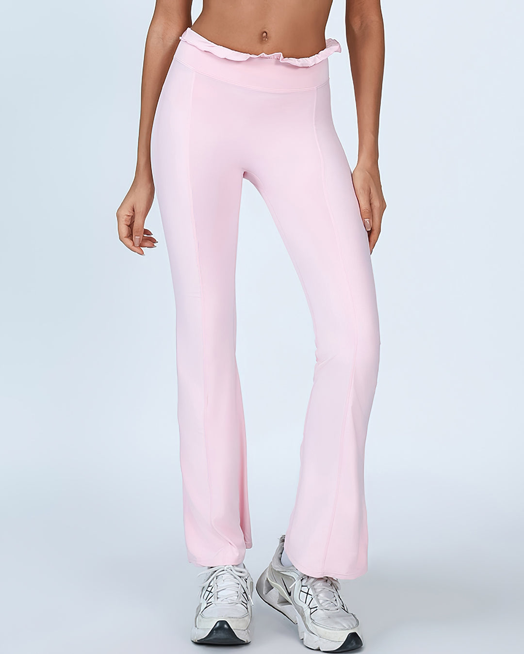 Imani Flare Leggings - Pink