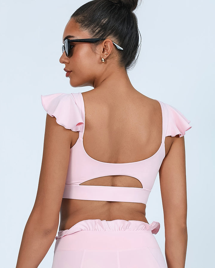 Imani Sports Bra - Pink