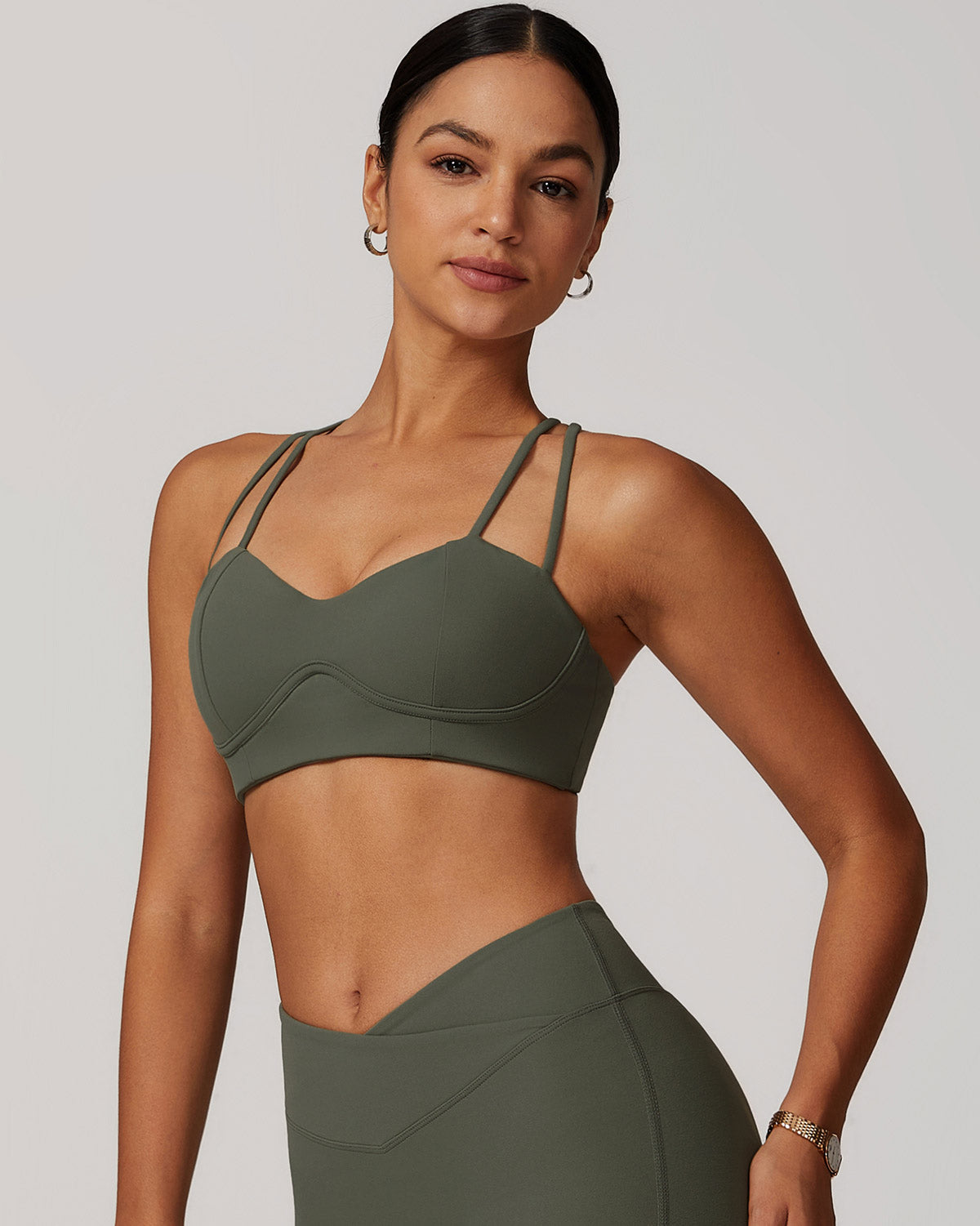 Imogen Sports Bra - Green