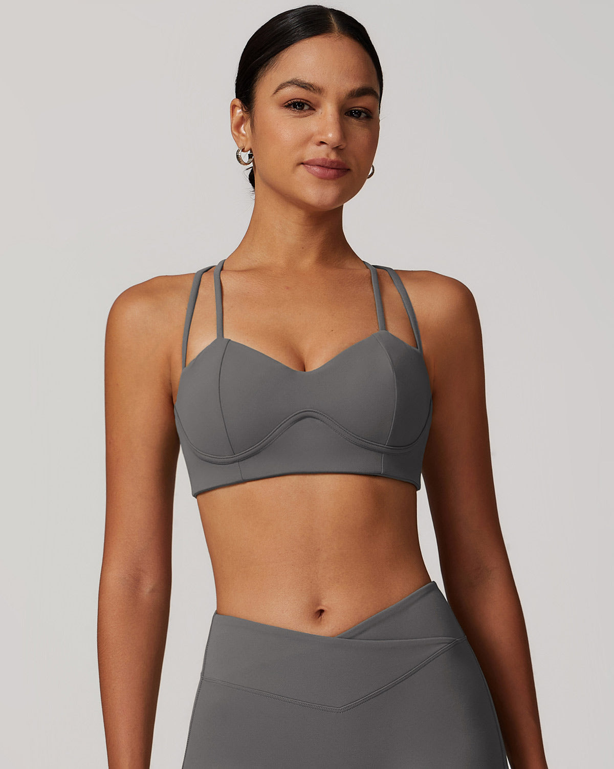 Imogen Sports Bra - Grey