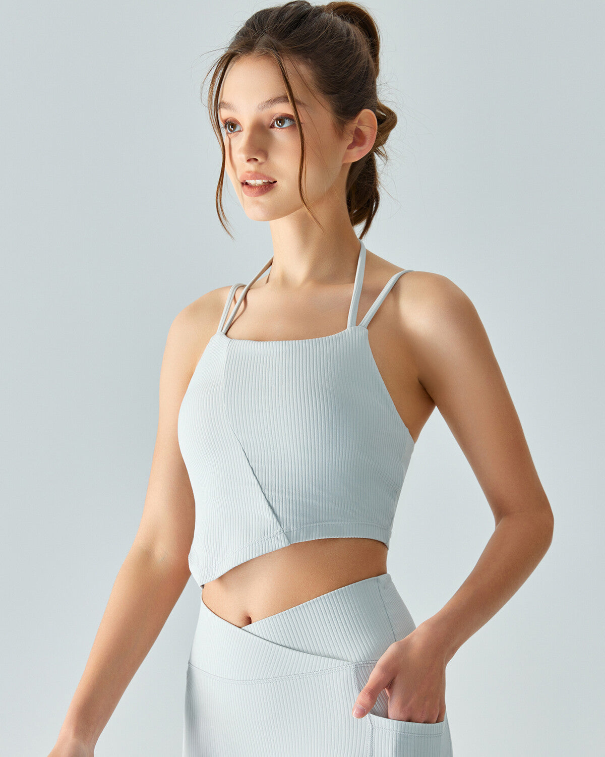 Irene Tank Top - Blue Grey