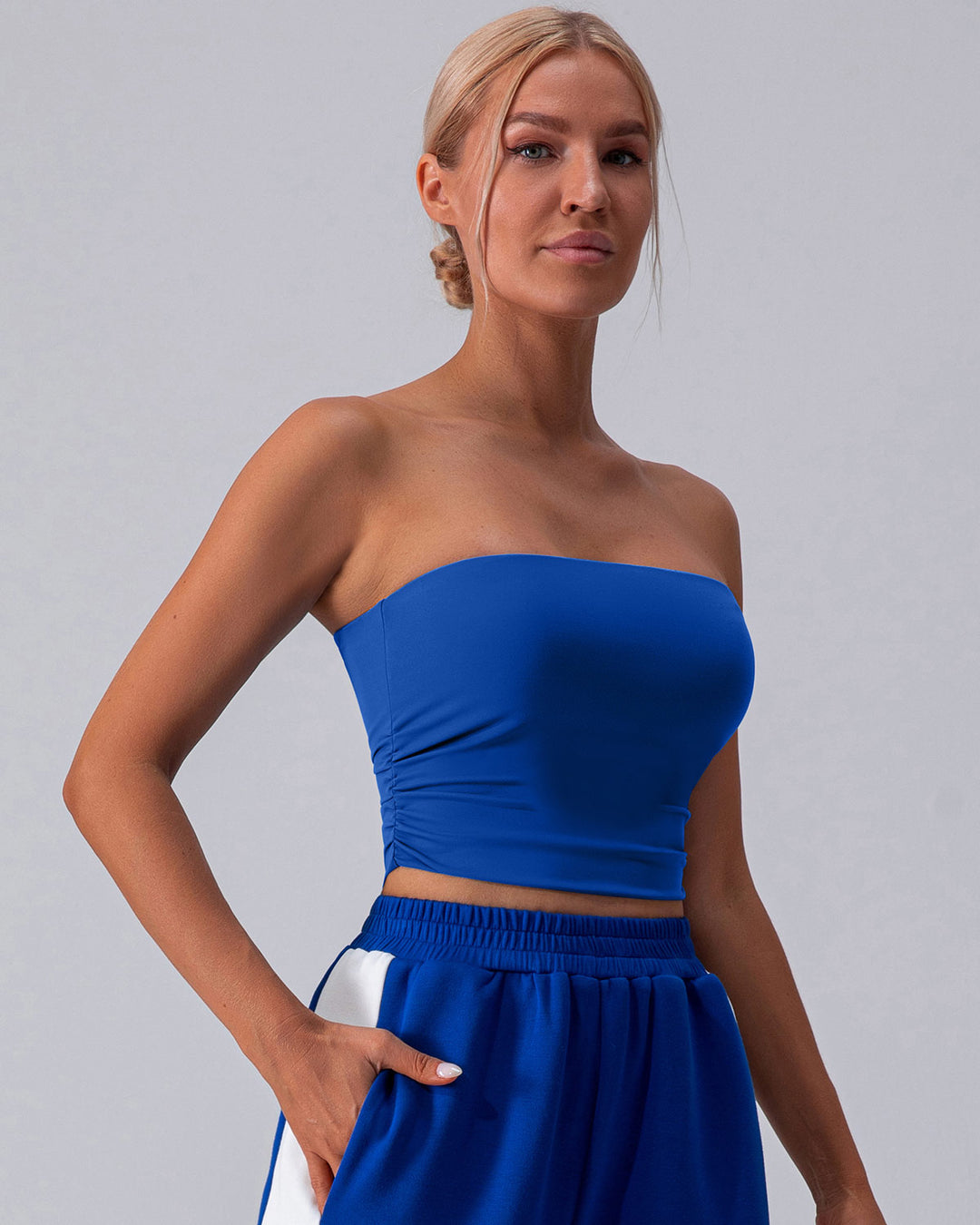 Isadora Crop Top - Blue