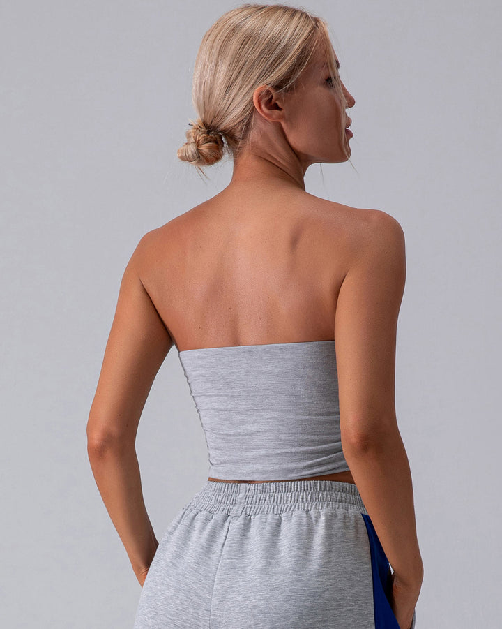 Isadora Crop Top - Grey