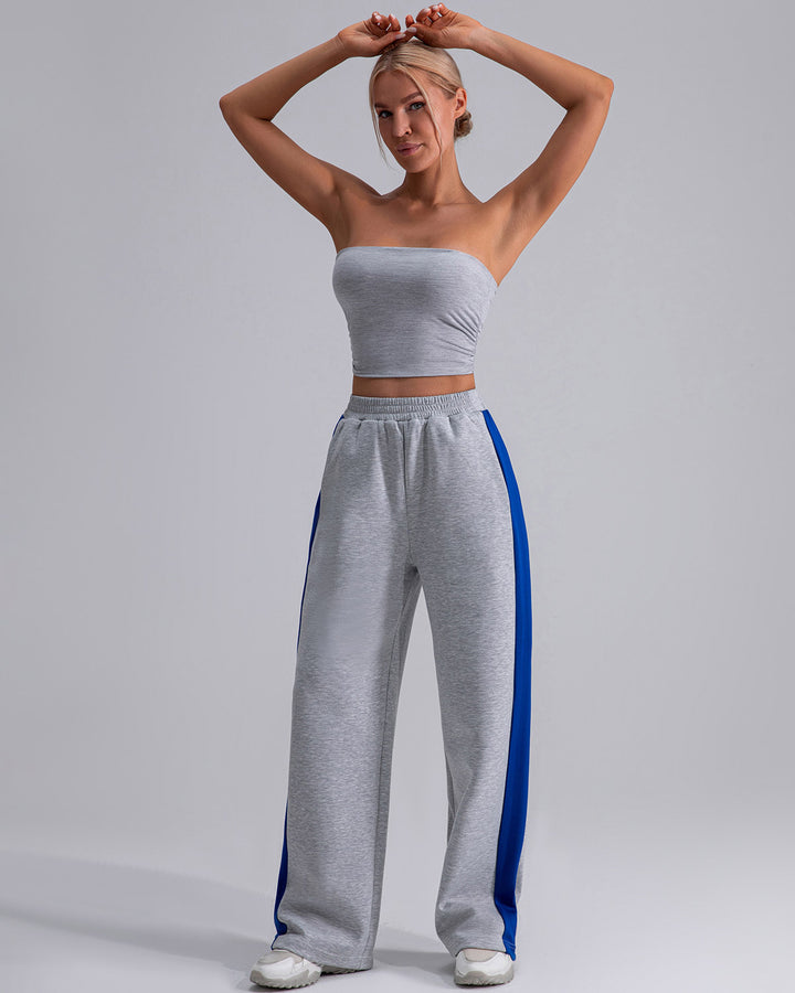 Isadora Crop Top - Grey