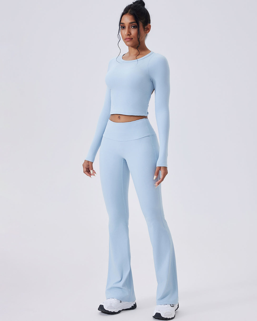 Ivy Flare Leggings - Blue