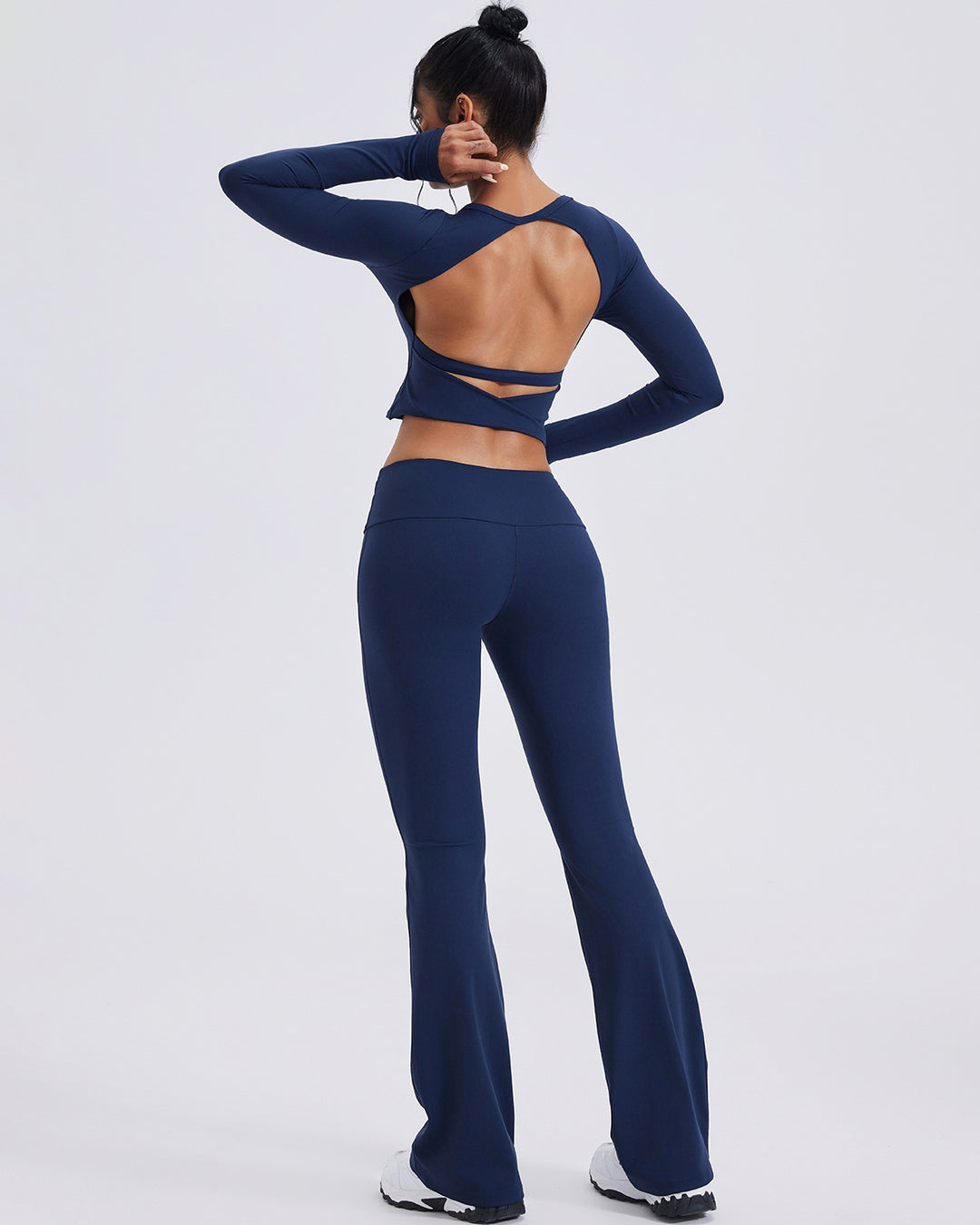 Ivy Flare Leggings - Navy