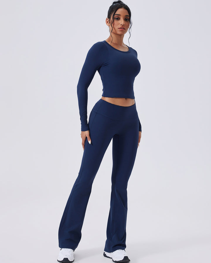 Ivy Flare Leggings - Navy