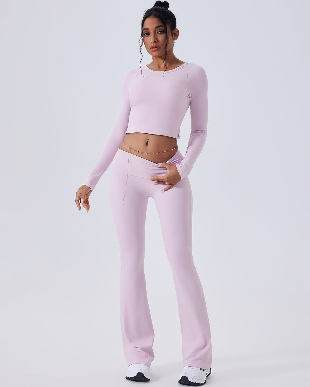 Ivy Flare Leggings - Pink