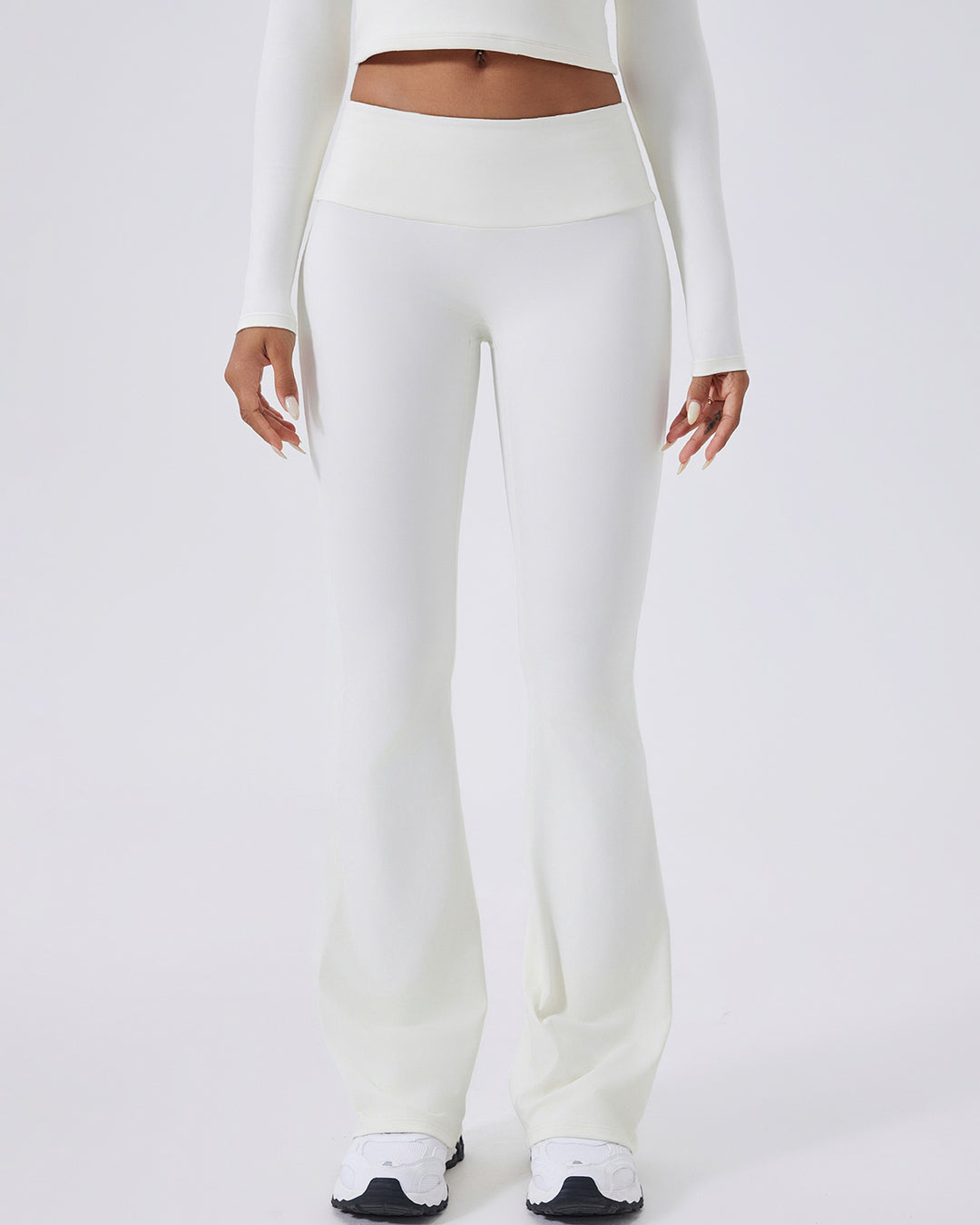 Ivy Flare Leggings - White