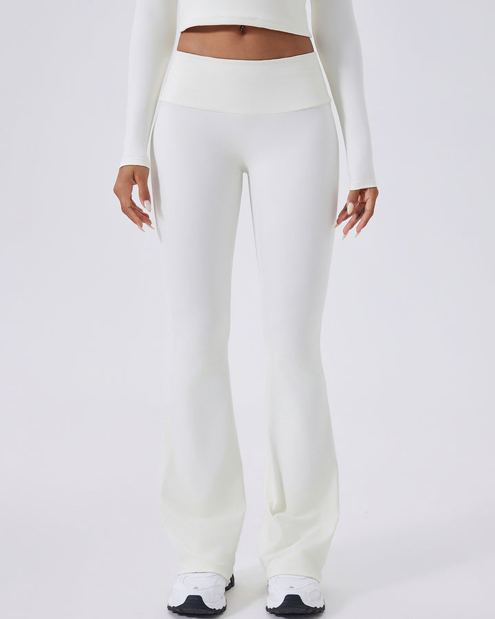 Ivy Flare Leggings - White
