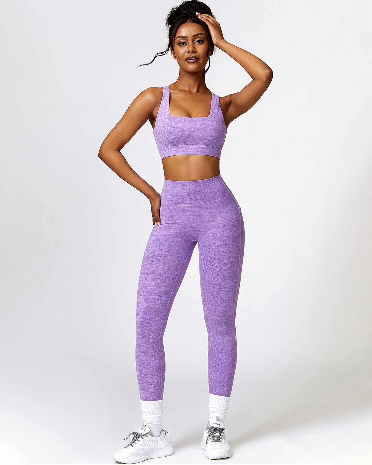 Jemma Seamless Pocket Leggings - Purple