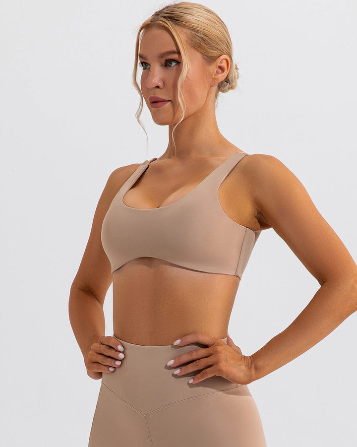 Jessa Sports Bra - Almond