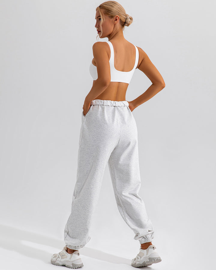 Jessa Sports Bra - White