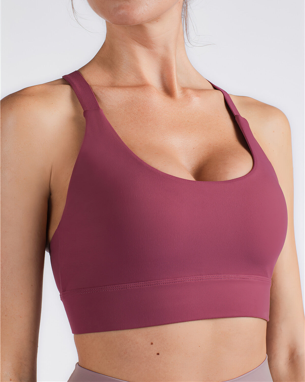 Jessie Sports Bra - Cranberry