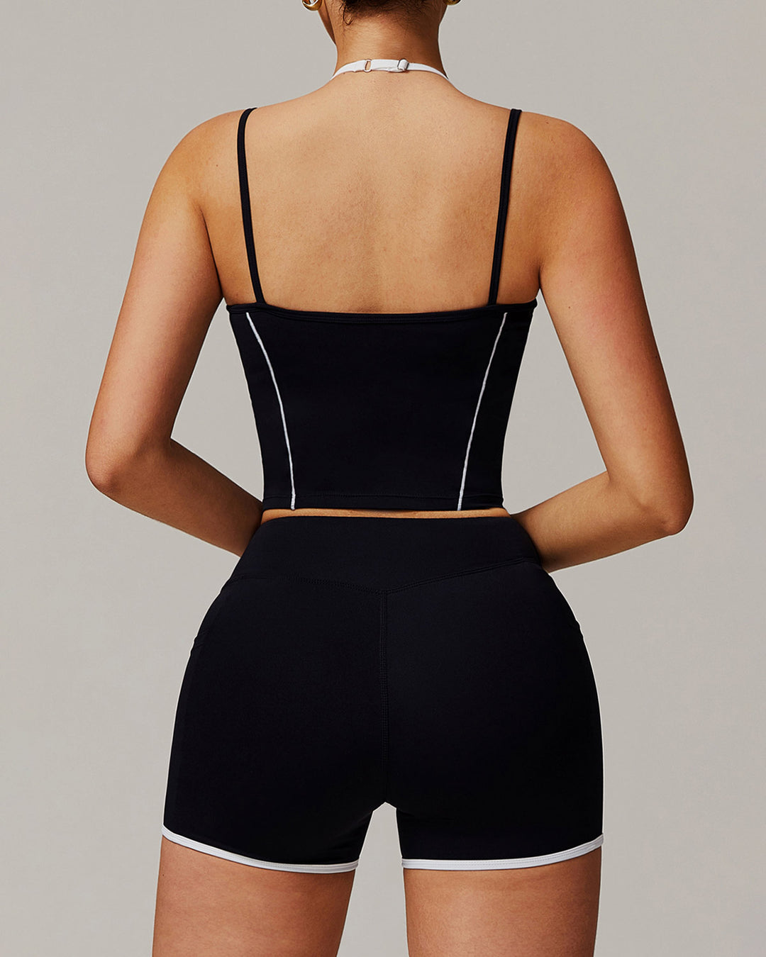 Jocasta Crop Top - Black