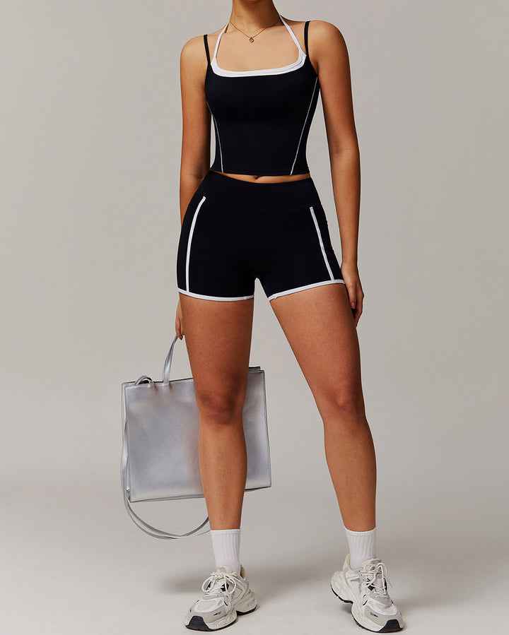 Jocasta Crop Top - Black