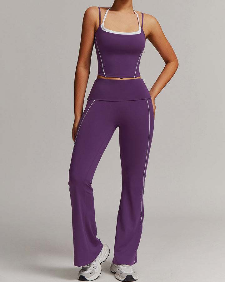 Jocasta Crop Top - Purple