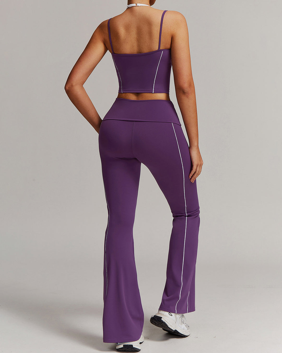 Jocasta Crop Top - Purple