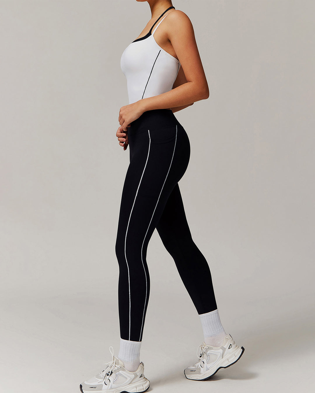 Jocasta Seamless Leggings - Black