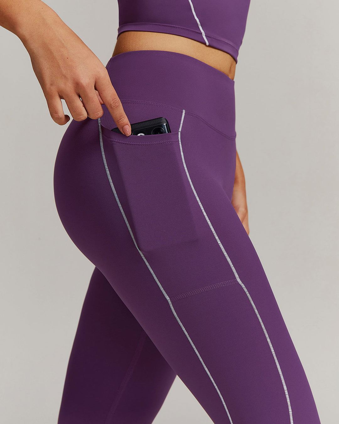 Jocasta Seamless Leggings - Purple