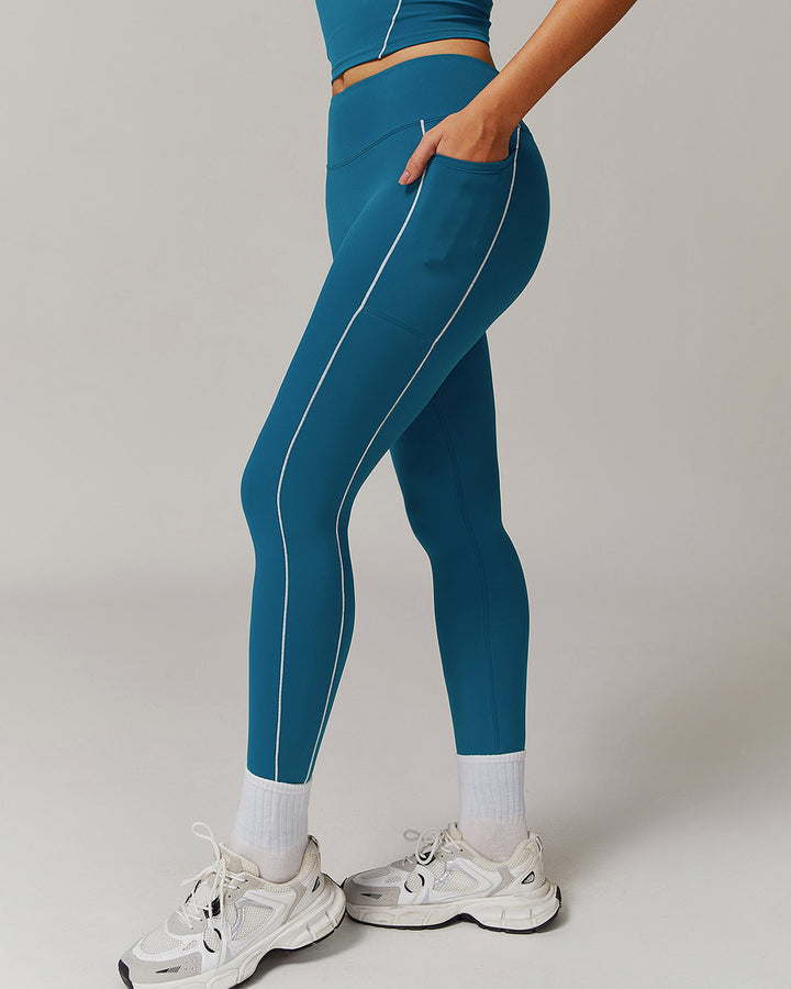 Jocasta Seamless Leggings - Teal