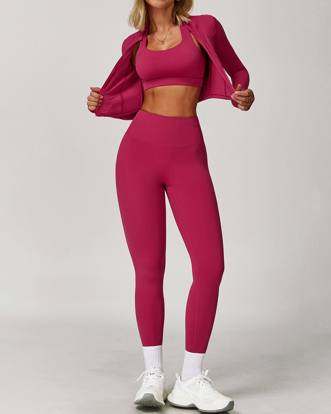 Jocelyn Seamless Leggings - Cerise