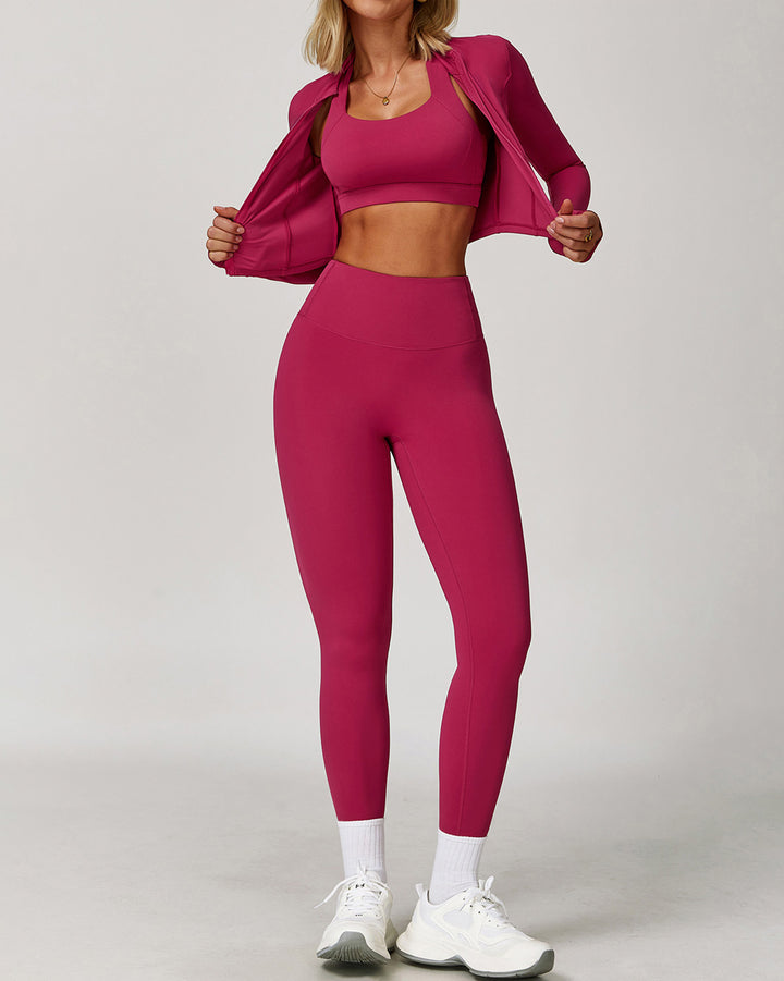 Jocelyn Seamless Leggings - Cerise
