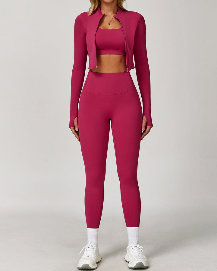 Jocelyn Seamless Leggings - Cerise