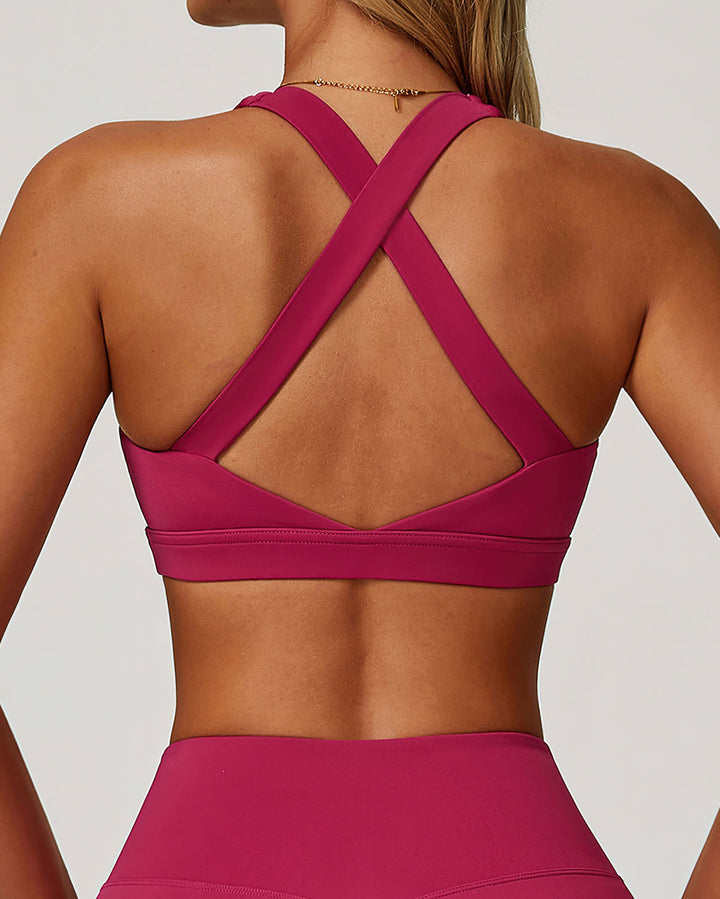 Jocelyn Sports Bra - Cerise