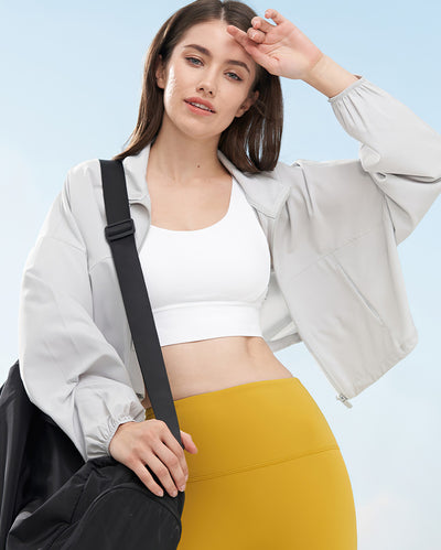 Joelle Crop Jacket - Grey