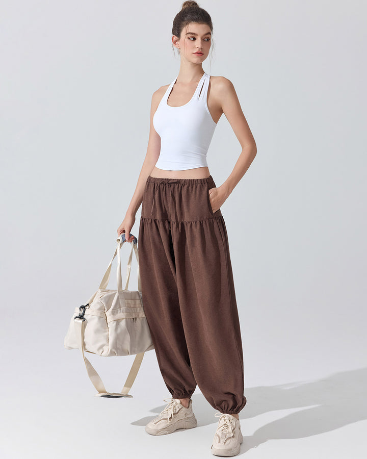 Junia Harem Pants - Brown